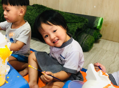 Trường Mẫu Giáo Hoạ Mi 14A Tổ Chức Hoạt Động Ngoại Khóa “Bé Tô Tượng” Đầy Sáng Tạo