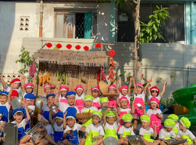 TRƯỜNG MẪU GIÁO HOẠ MI 14A TỔ CHỨC HOẠT ĐỘNG 