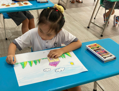 Hội Thi Vẽ Tháng 10/2025 của khối Chồi và Khối Lá 