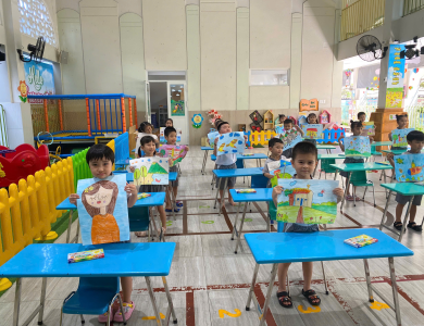 Hội Thi Vẽ Tháng 10/2025 của khối Chồi và Khối Lá 