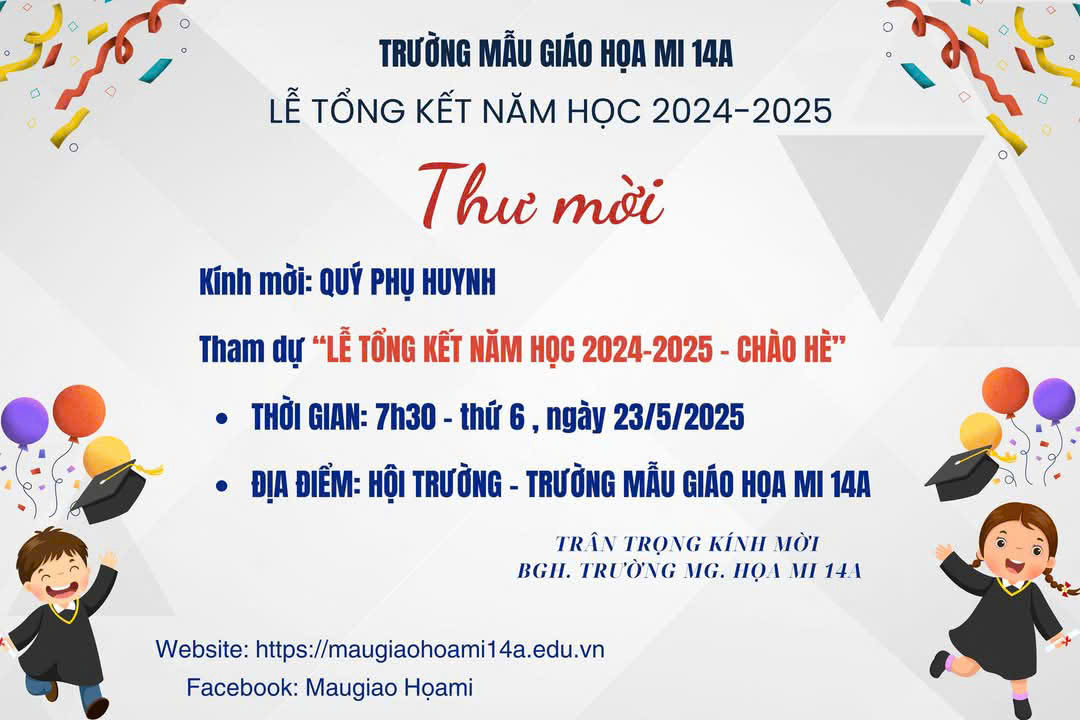 TỔNG KẾT NĂM HỌC 2024 - 2025